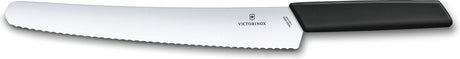 Victorinox Schweizer modernes Brotmesser – 26 cm – Edelstahl PP-Kunststoff – schwarz