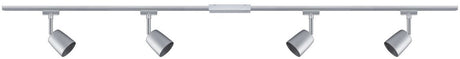 Paulmann Urail Rail Spot Cover Starterset GU10 max. 4x10W dimmbar 230V Chrom matt, Chrom