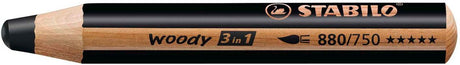 Stabilo Woody 3 in 1 – Multitalent-Buntstift – Schwarz
