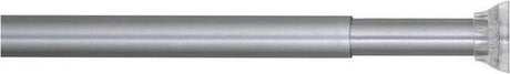 Sealskin douchegordijnstang - klemstang - 70-115 cm - mat aluminium