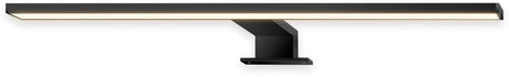 B.k.licht briloner dun - led spiegelverlichting - warm wit licht - spiegellamp - klembaar of schroefbaar - zwart - 50x10.5x4 cm