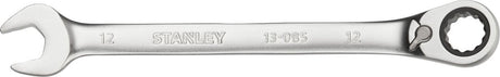 Stanley – umschaltbarer Ringmaulschlüssel Fatmax mit Ratsche 12 mm – Maulschlüssel – Schraubenschlüssel – 1 Stück