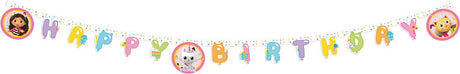 Alles Gute zum Geburtstag Girlande Gabbys Puppenhaus