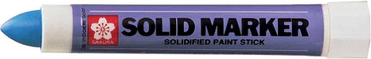 Sakura-Markenmarker, fester Marker, blau, breite Spitze