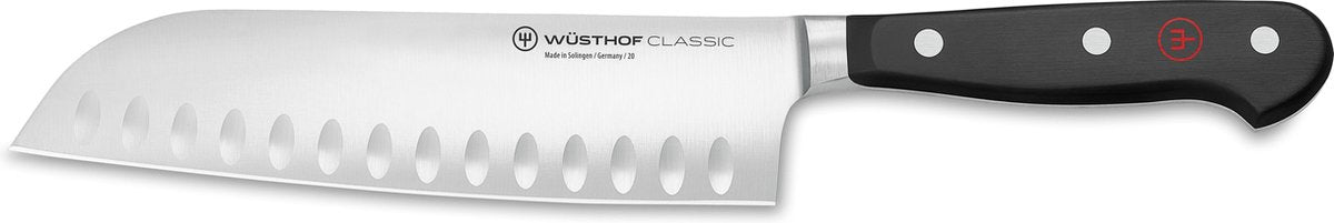 Wusthof - klassisches Santoku mit Grübchen 17 cm