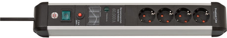 Brennerstuhl premium-protect-line 60.000a Steckdosenleiste mit Überspannungsschutz 4-fach 3m h05vv-f 3g1,5