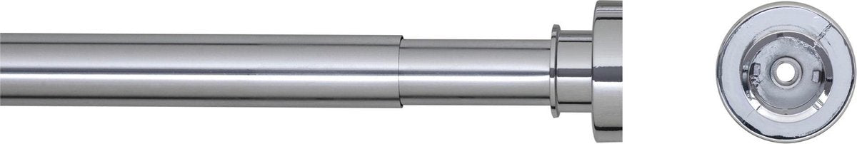 Dichtungsfäbe-Duschvorhangstange Teleskop 125-220 cm Chromfarbe