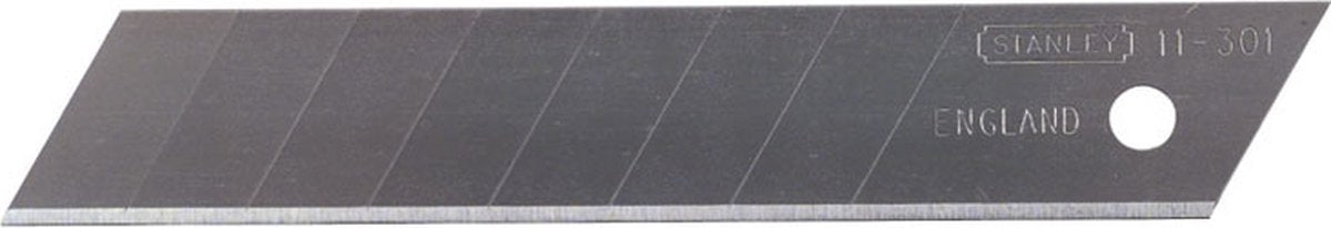 Stanley Handwerkzeuge Abbrechklingen 18 mm – (50 Stück Karton) – 3-11-301