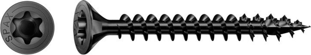 Spax T-Star Spanplattenschraube 4,0x60mm VK Torx T20 schwarz