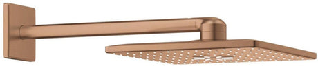 Grohe Regenduschkopfbrause + Arm quadratisch warmer Sonnenuntergang gebürstet
