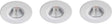 Philips led philips dive badkamerinbouwspot - 3-lichts - wit