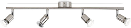 Philips led philips limbali opbouwspot - 4-lichts - nikkel