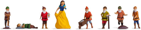 Noch 15803 h0 Schneewittchen und die sieben Zwerge Figuren bemalt