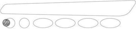 Bbb cycling bikeskin - framebescherming fiets - transparante sticker set voor bescherming van de lak - water en hittebestendig - bbp-50