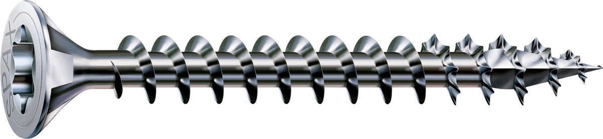 Spax Universalschraube, 5 x 60 mm, 90 Stück, Vollgewinde, Senkkopf, T-Star Plus T20, 4Cut, Wirox – 8000000287985