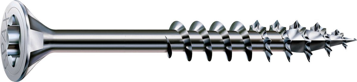 Spax Universalschraube, 4 x 45 mm, 360 Stück, Teilgewinde, Senkkopf, T-Star Plus T20, 4Cut, Wirox - 8000000276781