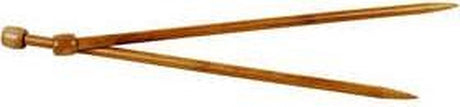 Stricknadeln der Firma Creativ – Stricknadeln aus Bambus – Stricken – natürliche Stricknadeln – Stricknadeln Nr. 10 – Stricknadeln 35 cm – Stricknadeln 1 Paar – Stricknadeln aus Holz – nachhaltige Stricknadeln – klassische Stricknadeln