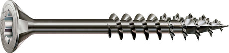 Spax Edelstahlschraube, 5 x 50 mm, 90 Stück, Teilgewinde, Senkkopf, T-Star Plus T20, 4Cut, Edelstahl A2 – 8000000287909