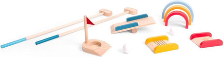 Bs Toys Holzgolf-Set – Outdoor-Spielzeug für Kinder – Minigolf – Minigolf – Golf-Set für Kinder – Outdoor-Spielzeug – Outdoor-Spiel – Outdoor-Spiele – Gartenspielzeug – Holzspielzeug – Geschenk für Kind