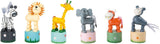 Small Foot - Holzdruckfigur Wildtiere, 6er-Set