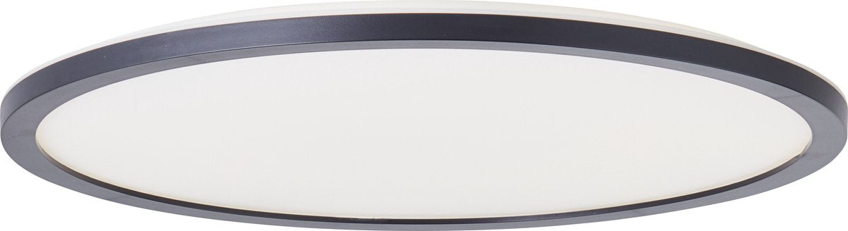 Brilliant Brennan – Deckenleuchte – Badezimmer – LED 24 W 4000 K – 3-Stufen-Dimmer – IP44 – Schwarz und Weiß