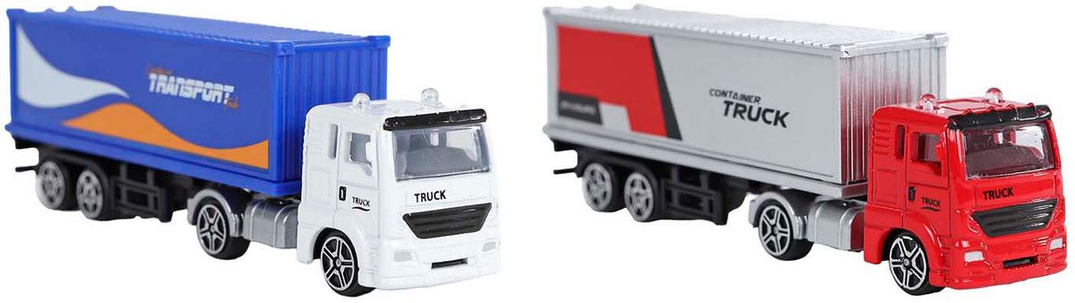 2-Play-Truck aus Druckguss, 12 cm