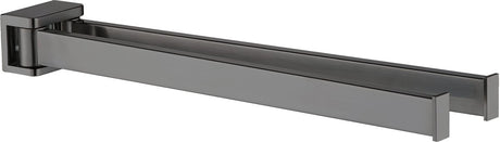 Plieger altea handdoekhouder – 2-arm – 36 cm breed – geborsteld gunmetal