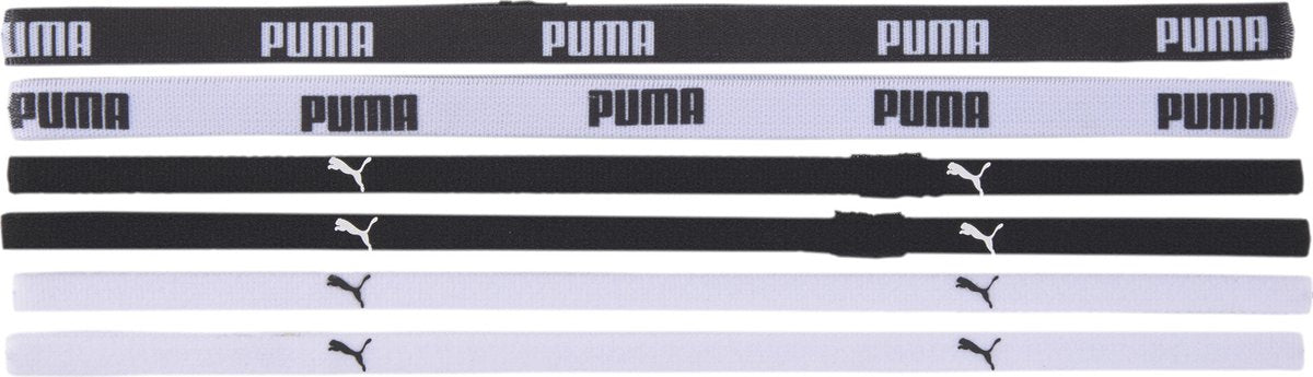 Puma Tress Hairbands Damen Haarbänder - Schwarz-Weiß