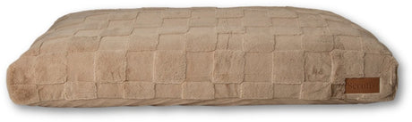 Scruffs – orthopädisches Oxford-Hundekissen – Hellbraun – groß 100 x 70 x 10 cm