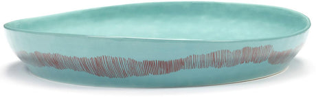 Serax - Ottolenghi Feast - Servierschale m - azurblau rot - 36 ø