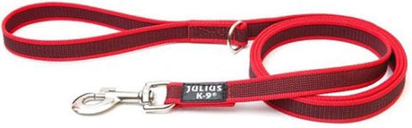 Julius K9 Super-Grip-Hundeleine, 1,8 m, Rot, 216 gm-r-1,8