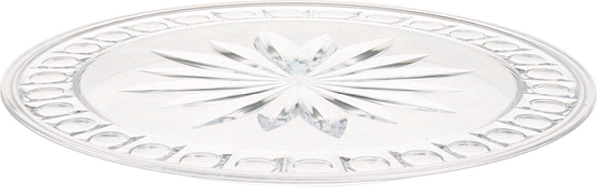 Westmark Kuchenform, ø 31 cm, Material ähnlich Glas, bruchfest, Kunststoff, transparent, 34552211