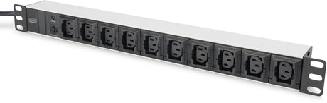 Digitus DN-95404 19 Zoll Steckdose für Patchschrank 1 er Gerätedose C13 10a schwarz