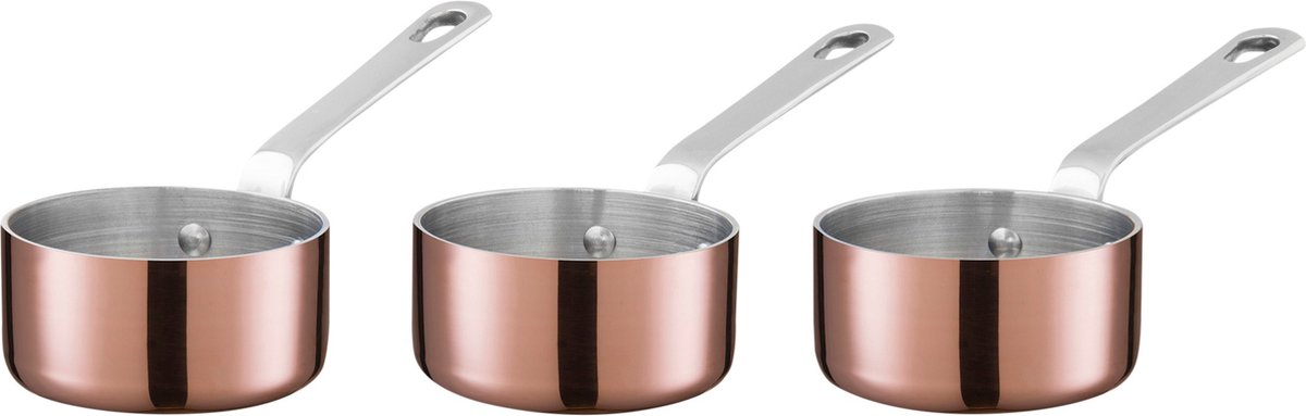 Scanpan – Mini-Kochtöpfe – Maitre D – 80 ml – 6 cm