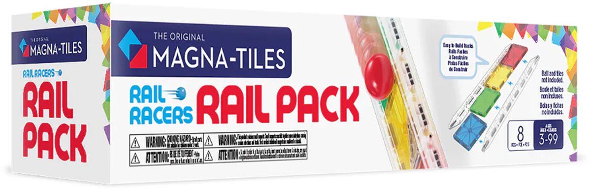 Magna-Fliesen | Rail Racers Rail Pack 8 Stück