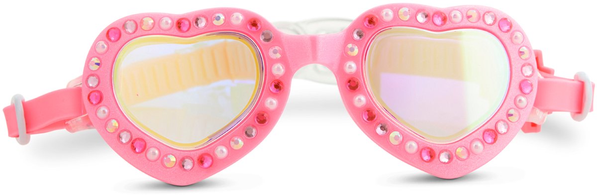Bling2o Schwimmbrille Kinder - Bogen - Taucherbrille - Antibeschlag - UV-Schutz - Pink