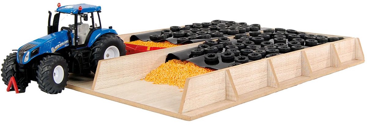 Kinderglobus Slot Silo Holz 1:32
