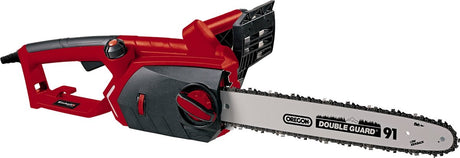 Einhell Elektro-Kettensäge GE-EC 2240 – 2200 W – Schwertlänge: 40,6 cm – max. Schnittlänge: 37,5 cm – Kettengeschwindigkeit: 15 m/s – Oregon-Kette und Qualitätsschiene