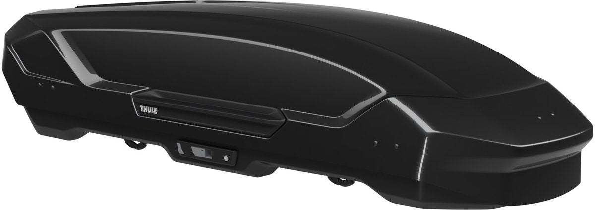 Thule Motion 3 Sport schwarz glänzend – Dachbox – 2 Seiten zu öffnen – 75 kg Tragkraft – 300 l Fassungsvermögen