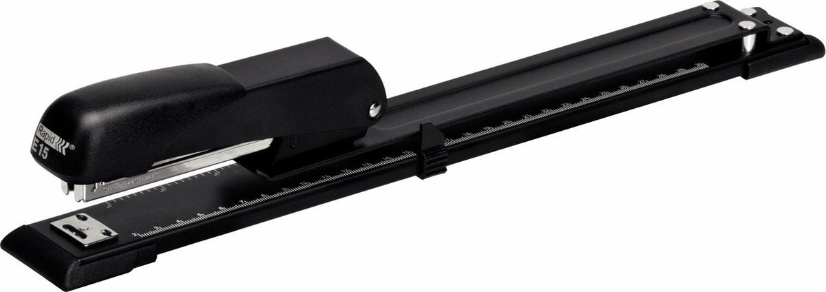 Rapid Economy Langarm-Heftgerät E15 – 20 Blatt – Schwarz