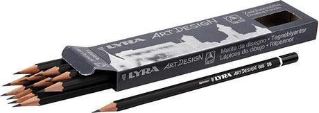 Lyra Art Design Zeichenstifte, D 6,9 mm, 2b, Mine 1,8 mm, 12 Stück 1 Box