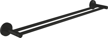 Grohe Quickfix Start Doppel-Handtuchhalter – 654 mm – zwei Schienen – mattschwarz