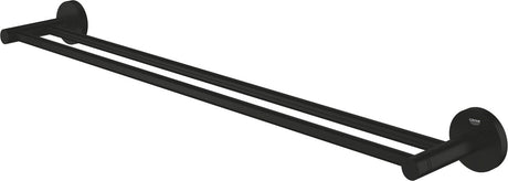 Grohe Quickfix Start Doppel-Handtuchhalter – 654 mm – zwei Schienen – mattschwarz