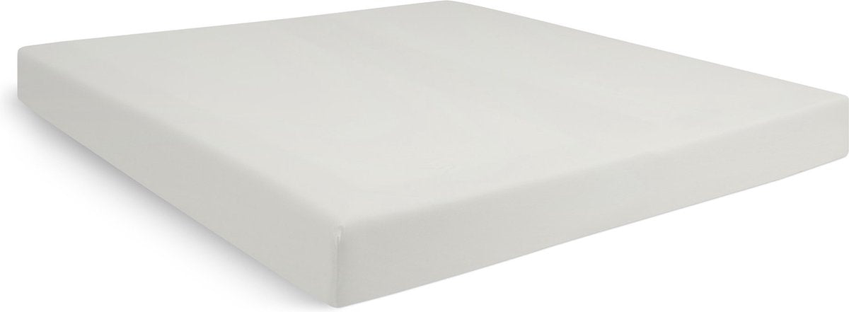 Cinderella weekend - hoeslaken (tot 35 cm) - katoen - 180x210 cm - ivoor