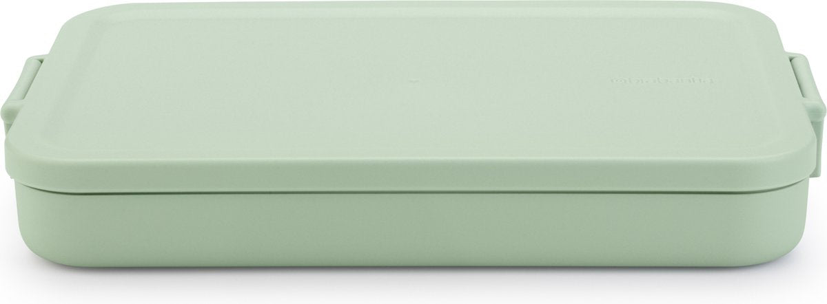 Brabantia Lunchbox zum Mitnehmen flach jadegrün | 2 Stk