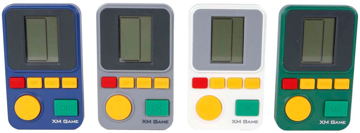 Van Manen Brickgame Retro-Spielekonsole 23 Spiele 6,5x11cm Spielzeuge.