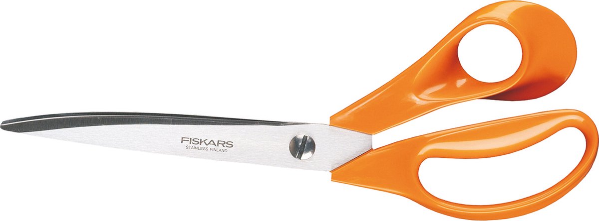 Fiskars klassische Stoffschere, L: 25 cm, Rechtshänder, 1 Stück