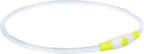Trixie Leuchthalsband USB-Blitzlicht wiederaufladbar TPU grün