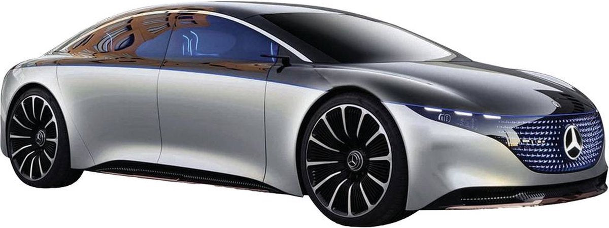 Maisto Mercedes EQS, graues Auto im Maßstab 1:27