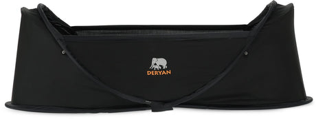 Deryan luxe infant inklapbare campingbedje - baby klamboe - zwart